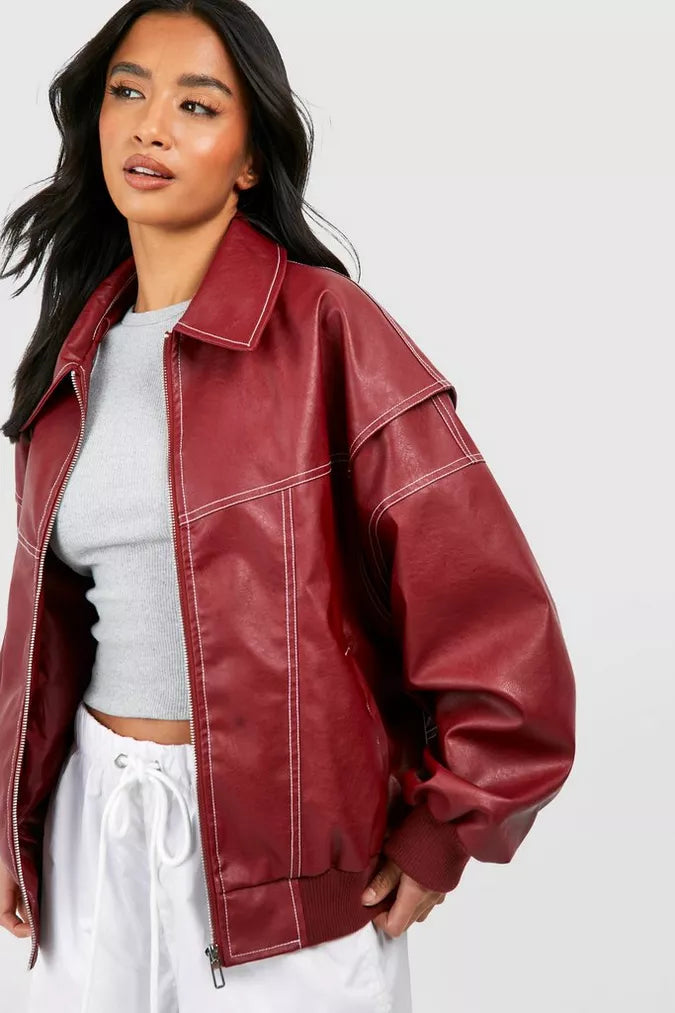 female-red-petite-pu-contrast-stitch-oversized-bomber-jacket_1_16e1500c-5f1c-4ab7-9a90-619b18687d6e.webp