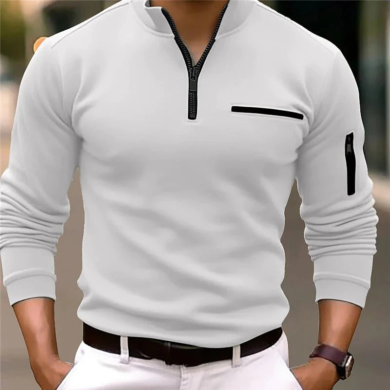 Loopla | Luxe Quarter-Zip Polo