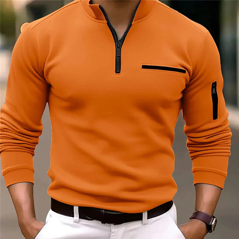 Loopla | Luxe Quarter-Zip Polo